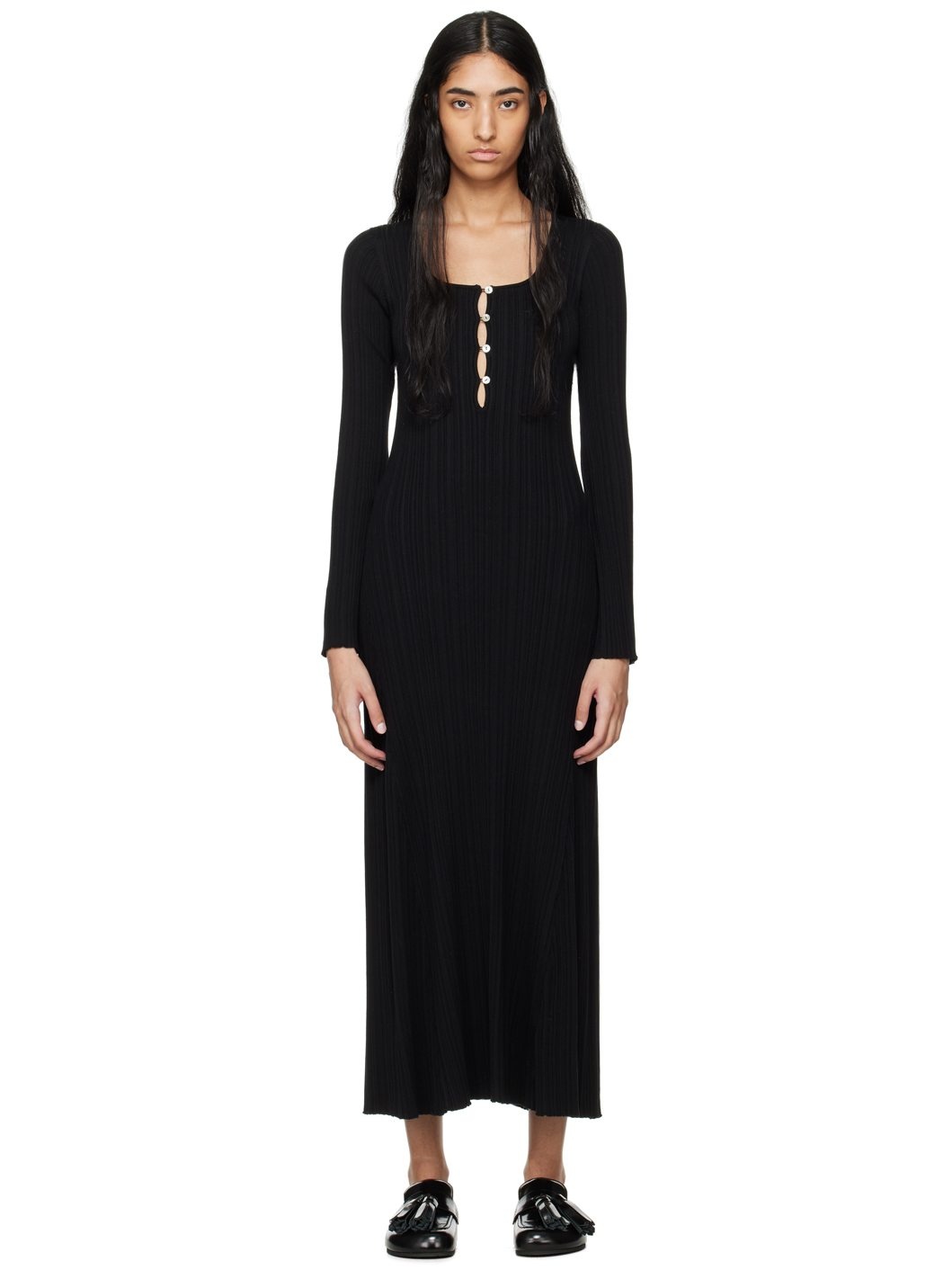 Black Tanya Maxi Dress - 1