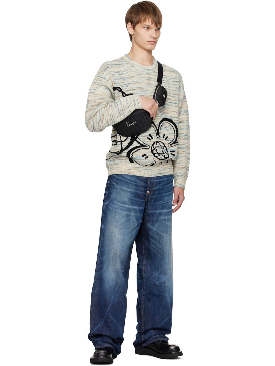 Black Kenzo Paris KENZOSMILE Lace Up Boots - 5