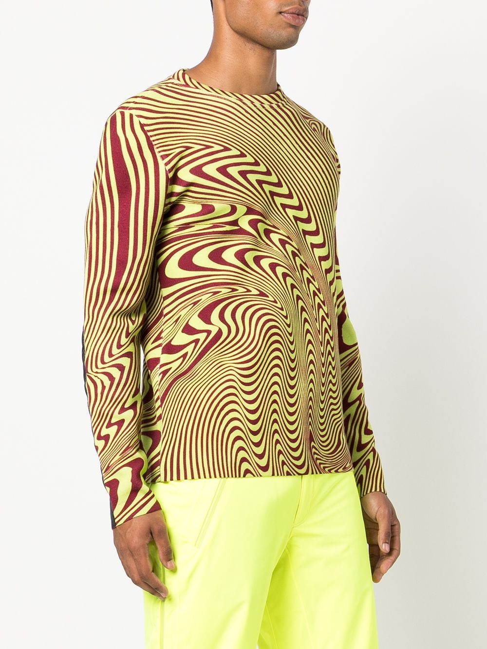 Matterhorn jacquard crewneck jumper - 3