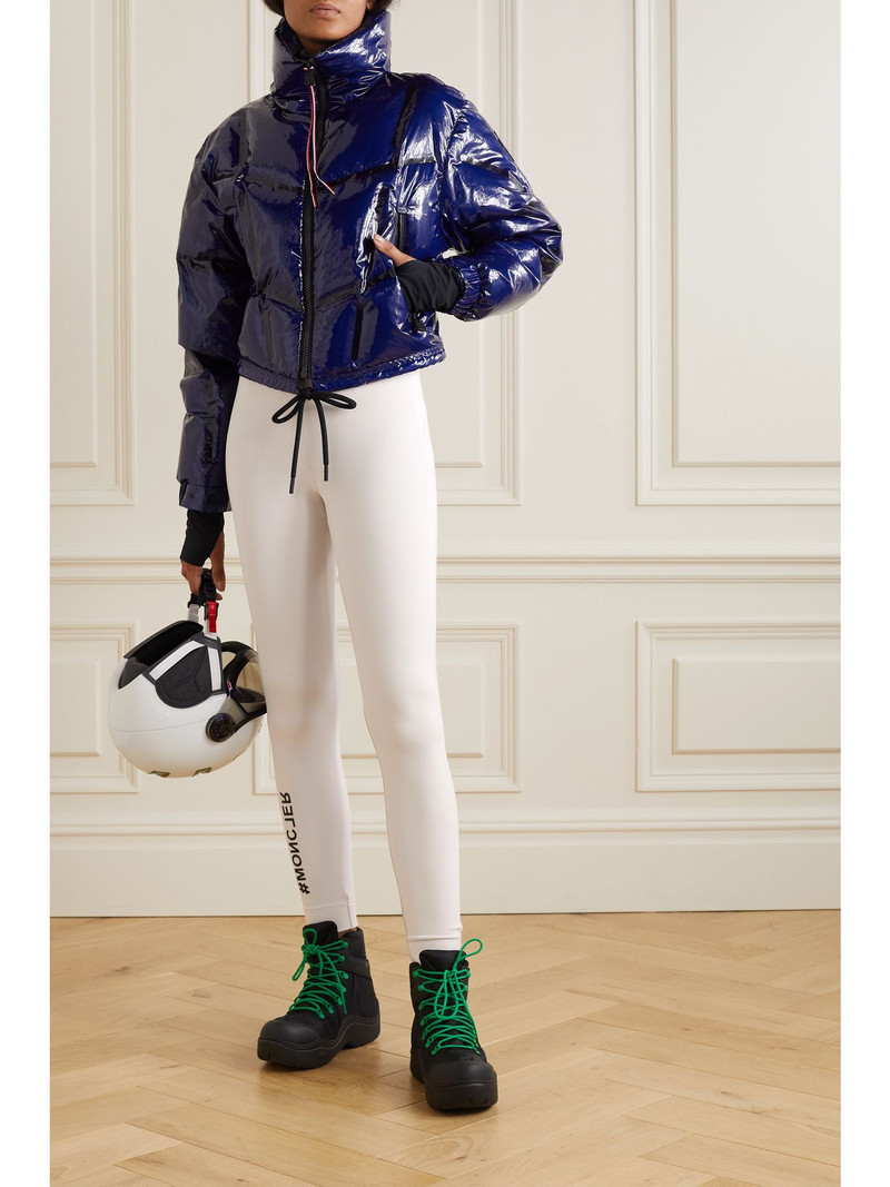 Moncler Grenoble Printed stretch-jersey leggings White outlook