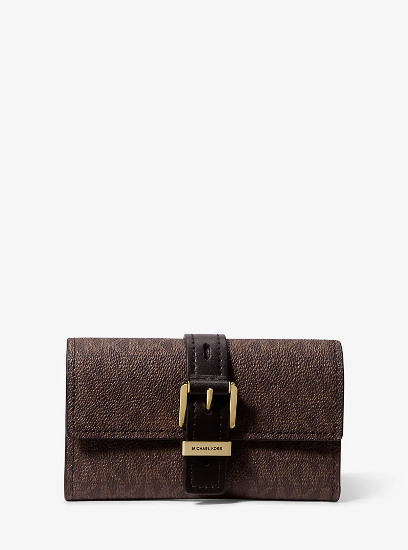 Nolita Medium Signature Logo Tri-Fold Wallet - 1