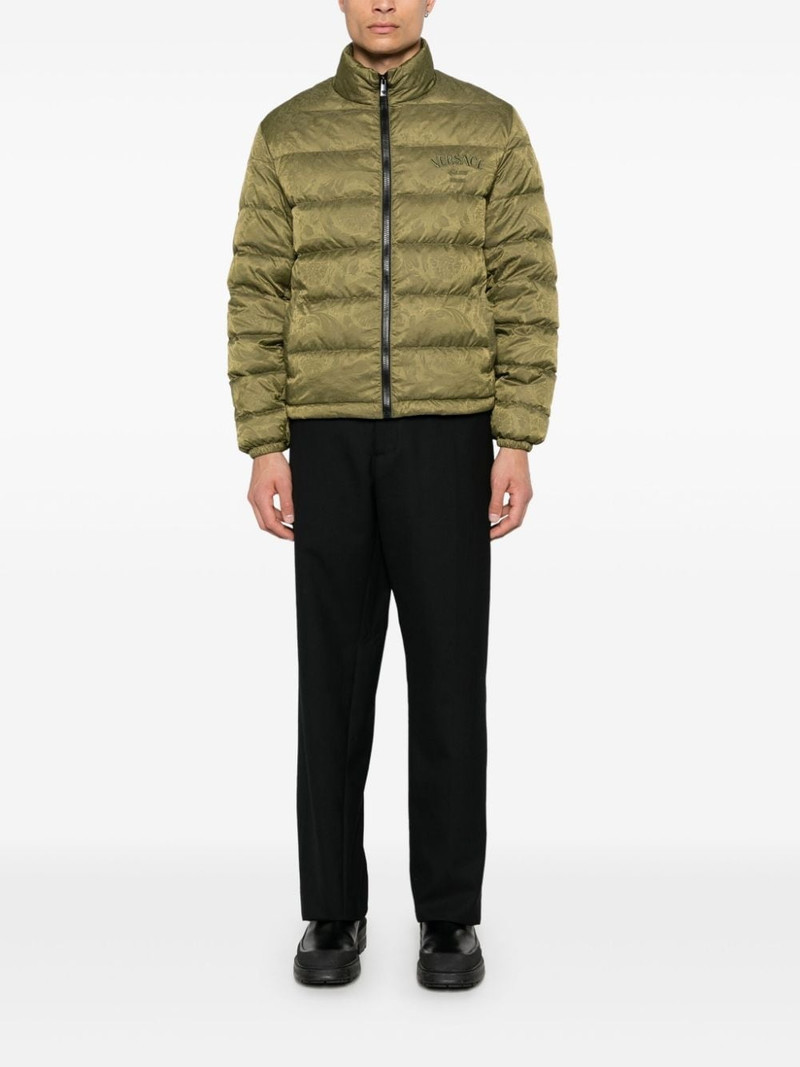 VERSACE Barocco-print padded jacket outlook