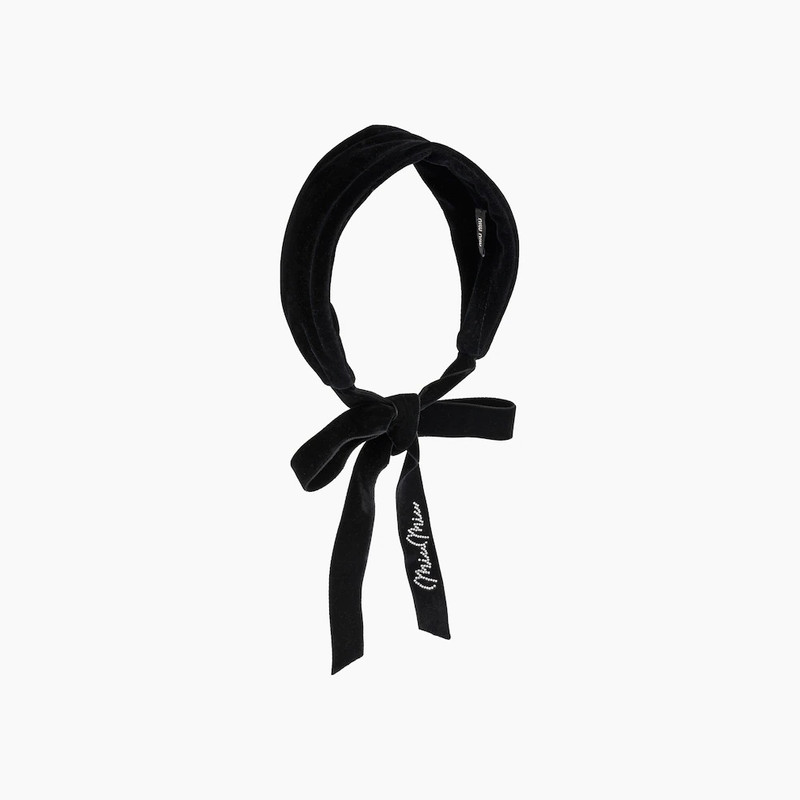 Velvet headband 1