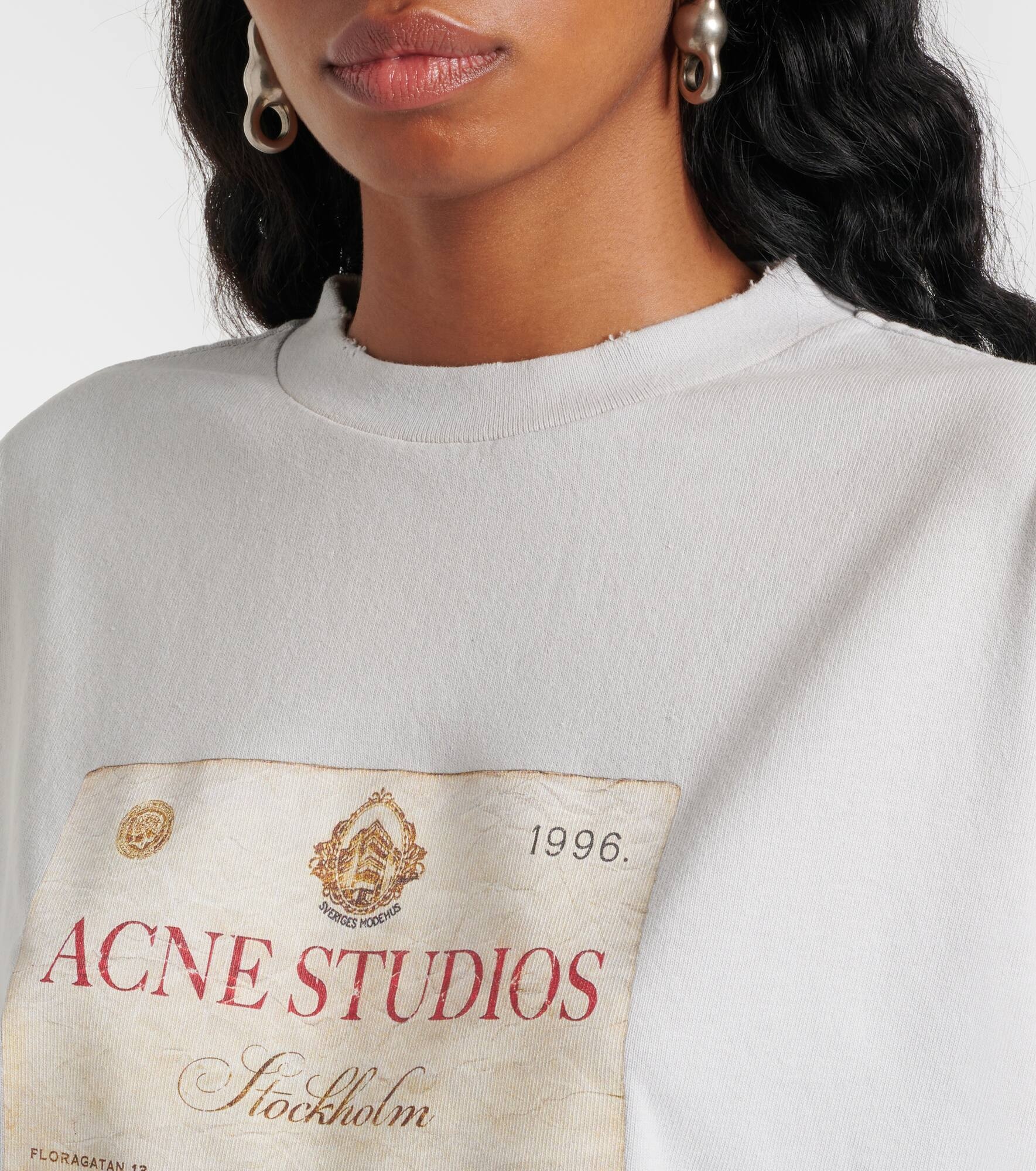 Logo printed cotton jersey T-shirt - 4
