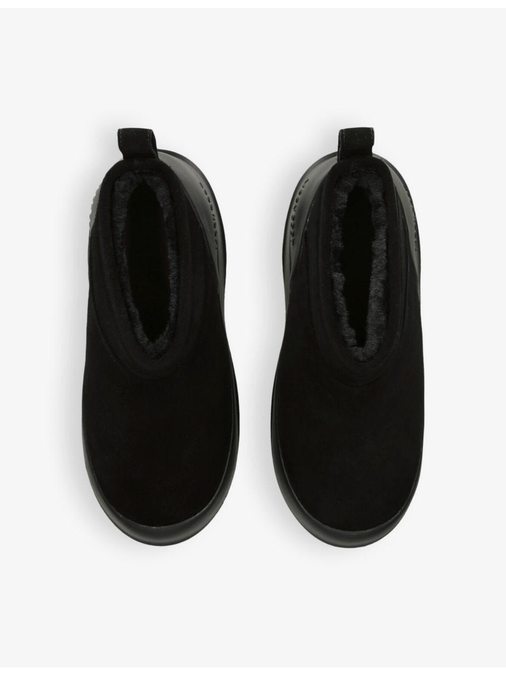 Luna brand-embossed suede ankle boots - 2