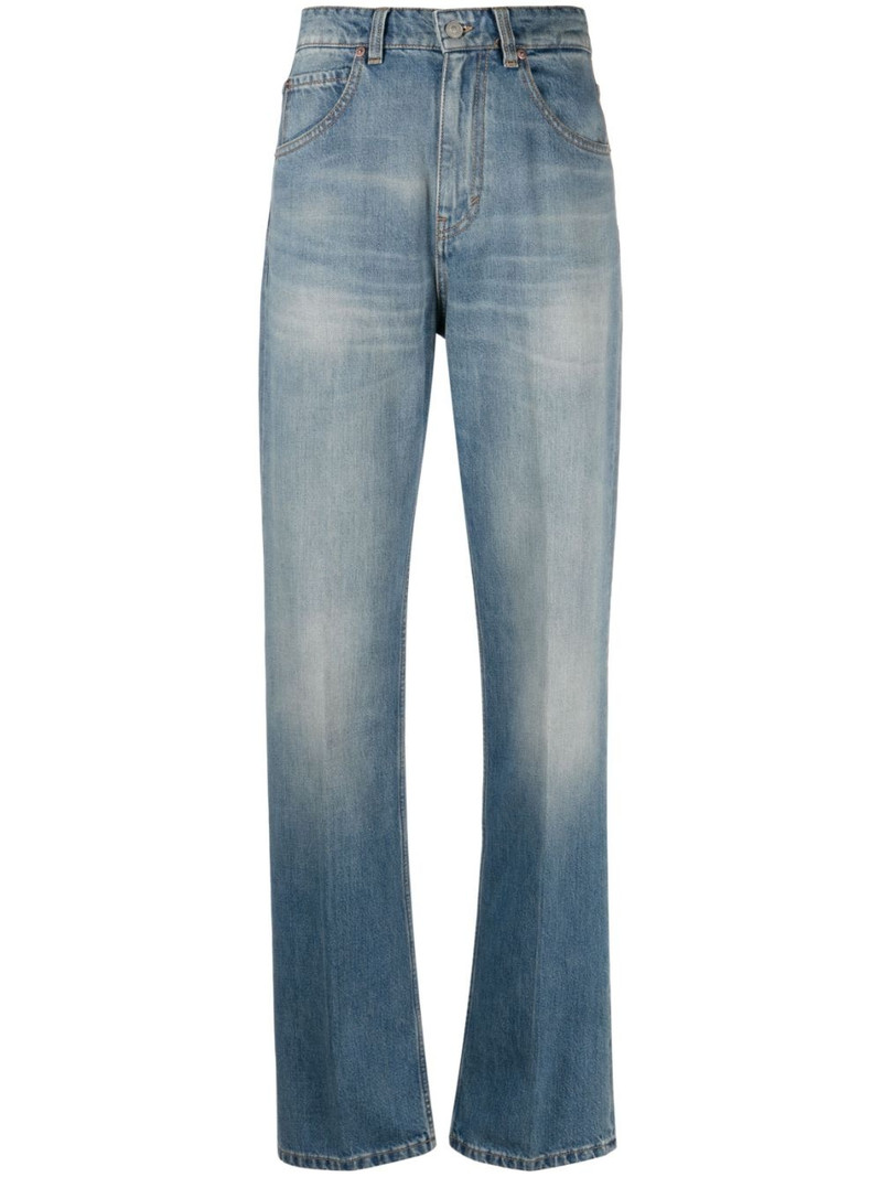 high waist slim-fit jeans 1