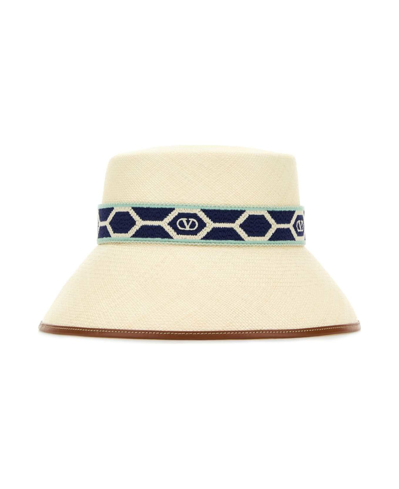 Straw Bucket Hat - 2