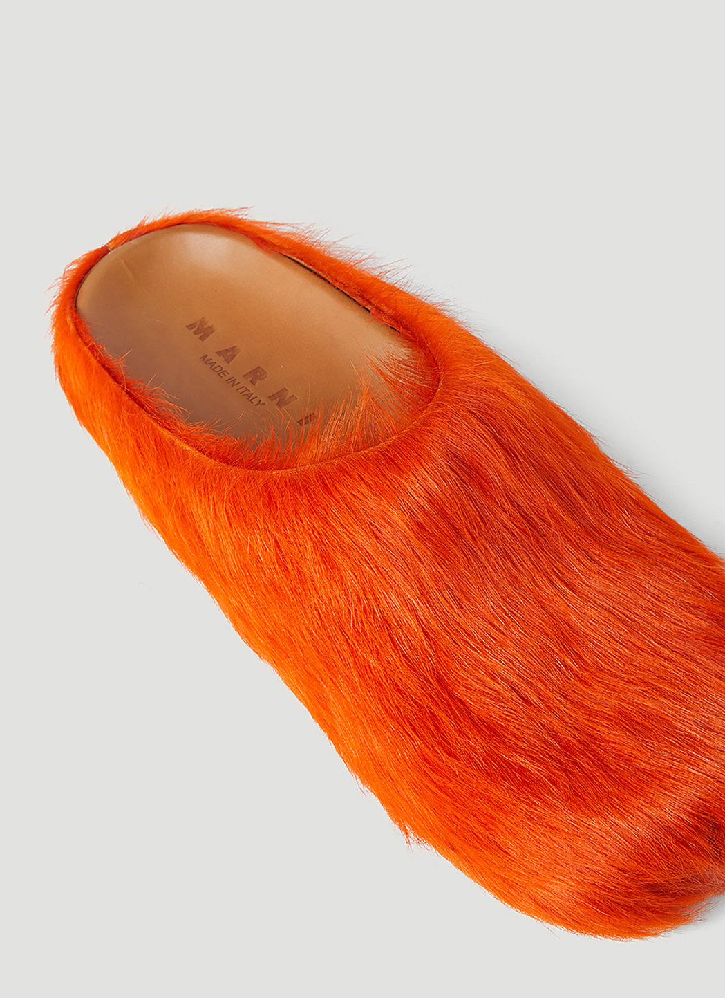 Marni Men Fussbett Sabot Hairy Mules - 2