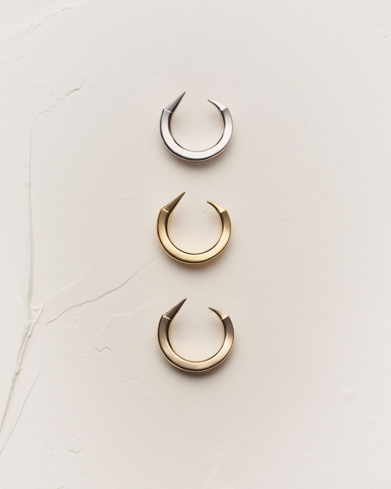 SPIKY RINGS IN 18K GREY GOLD, YELLOW, GOLD AND PALE GOLD 1