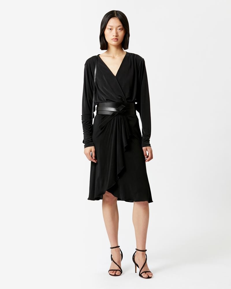 JACINTHE MIDI SILK SKIRT - 2