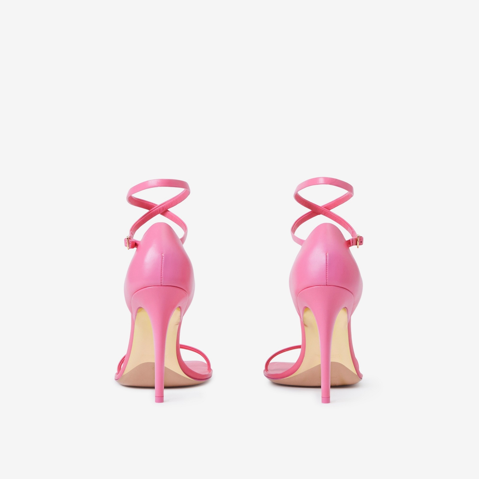Stiletto-heel Leather Sandals - 3