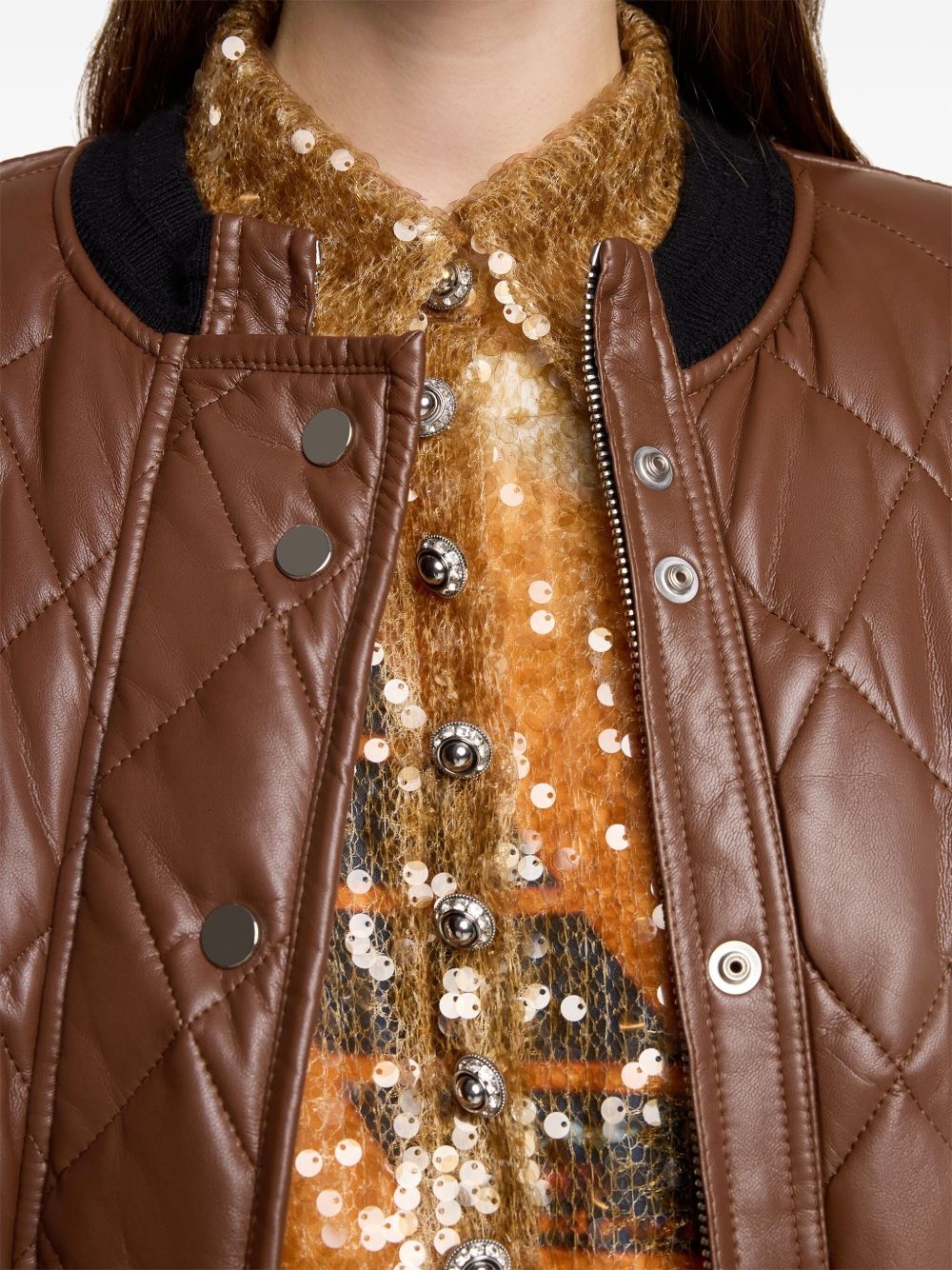 long quilted blouson - 5