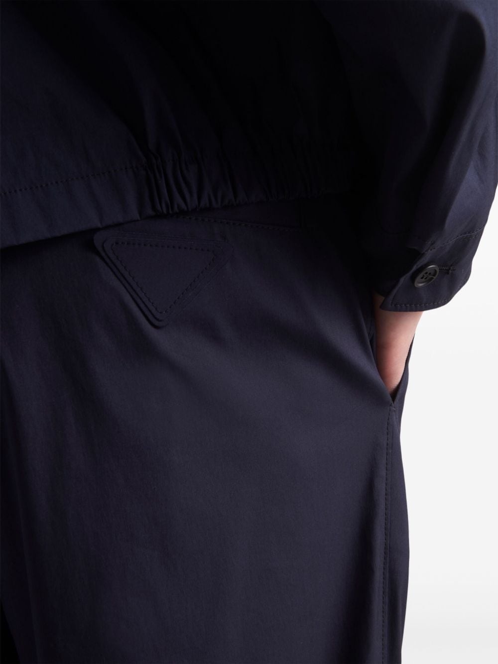mid-rise tapered trousers - 4