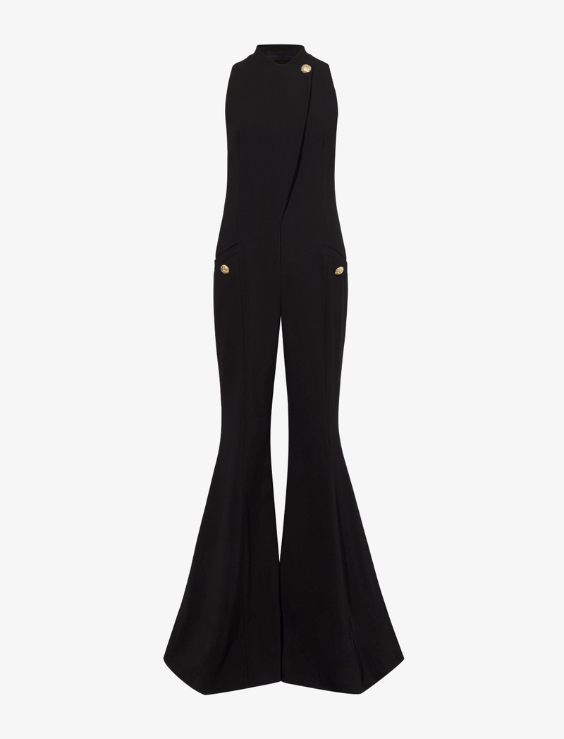 Viscose Suiting Tuxedo Jumpsuit 1