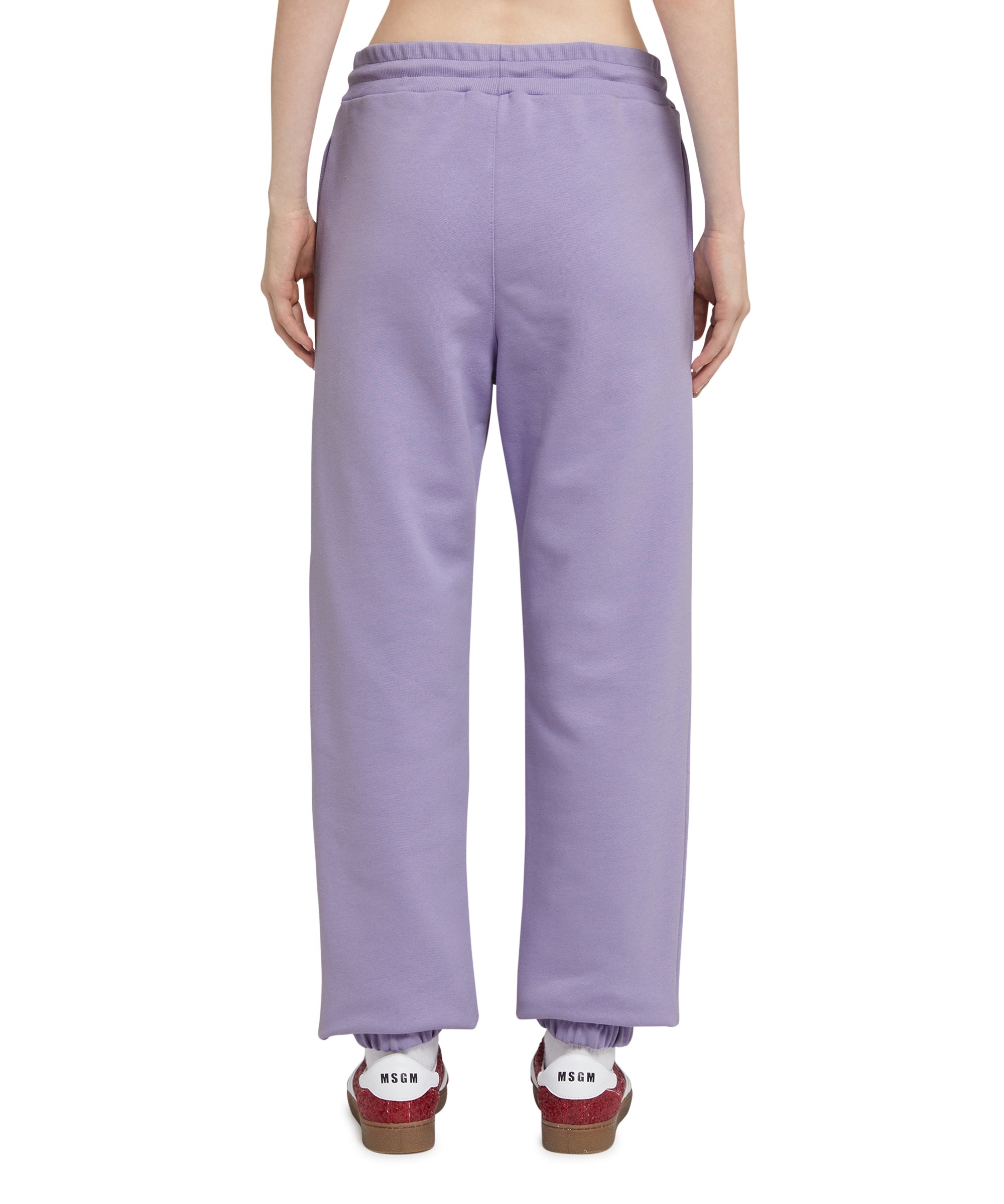 Track pants with high waist and drawstring - 3