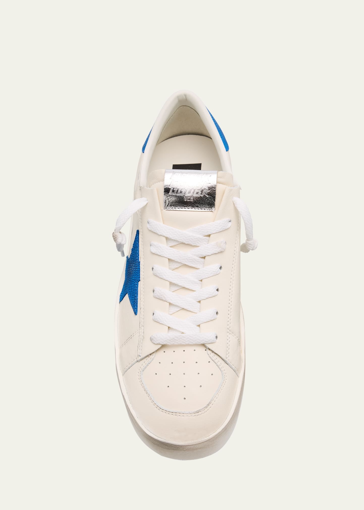Men's Stardan Leather and Mesh Low-Top Sneakers - 6