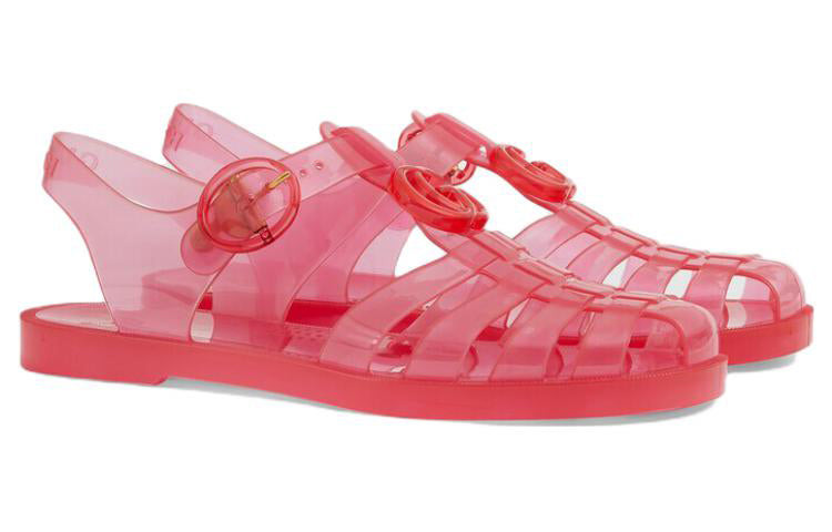 (WMNS) Gucci GG Fisherman Sandal 'Deep Coral' 676970-JFM00-6656 - 2