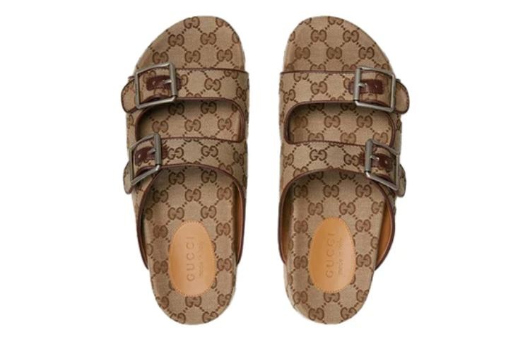 Gucci Double g Alphabet Straps Fashion Sandals 658020-2HK60-9791 - 4