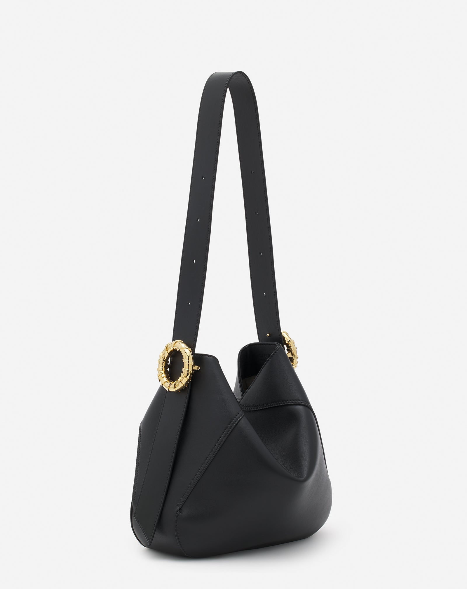 SMALL-MEDIUM LEATHER MELODIE HOBO BAG - 3