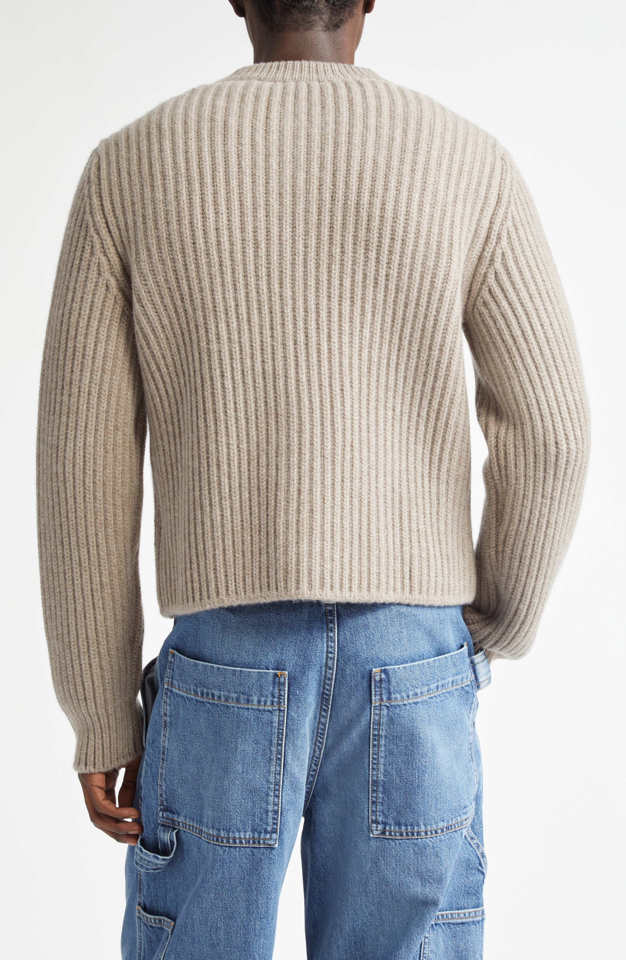 Rib Wool & Cashmere Cardigan - 3
