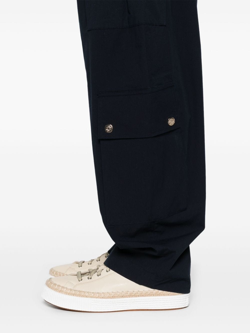 tapered-leg cargo trousers - 5