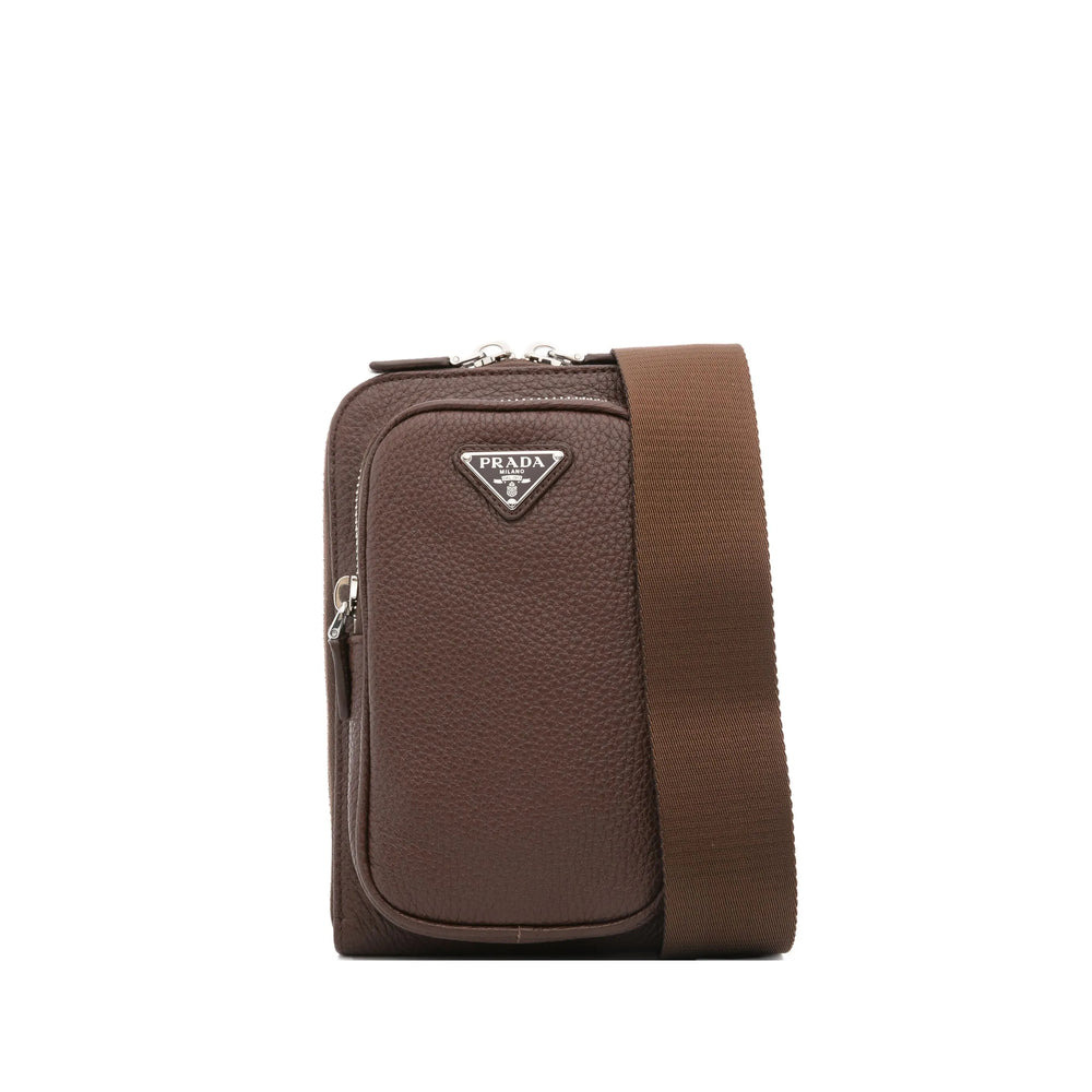 Prada Brown Messenger Bags Men - 1