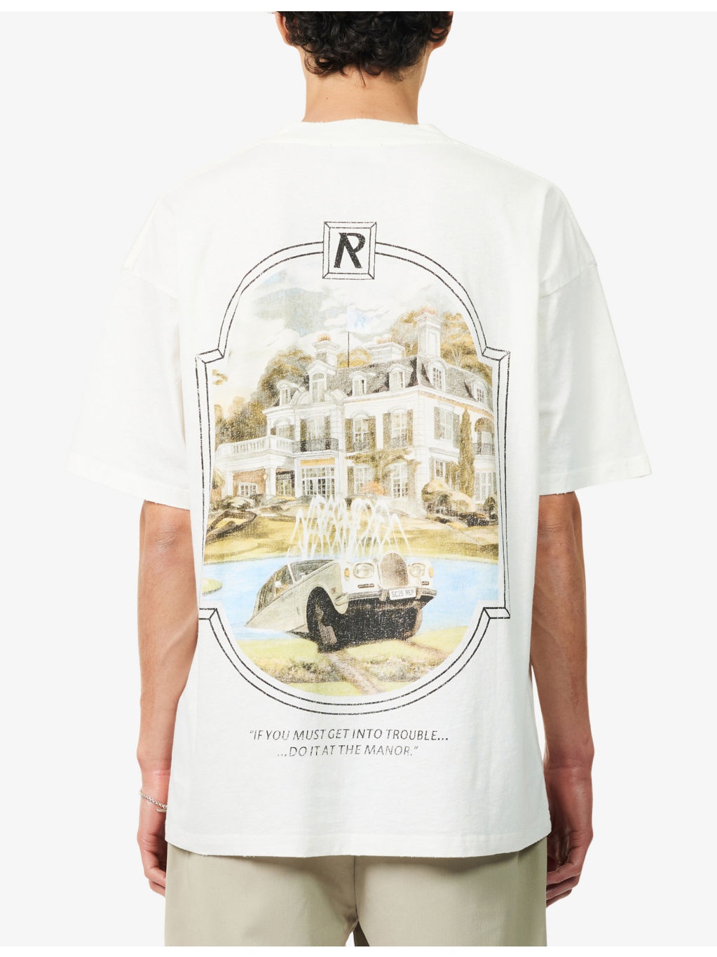 Revere Manor Graphic-Print Cotton-Blend T-Shirt - 4