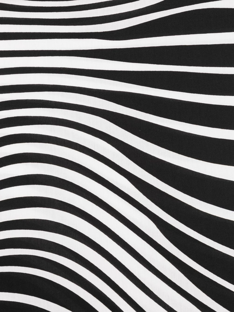 Jean Paul Gaultier Mariniere body morphing-printed pareo outlook