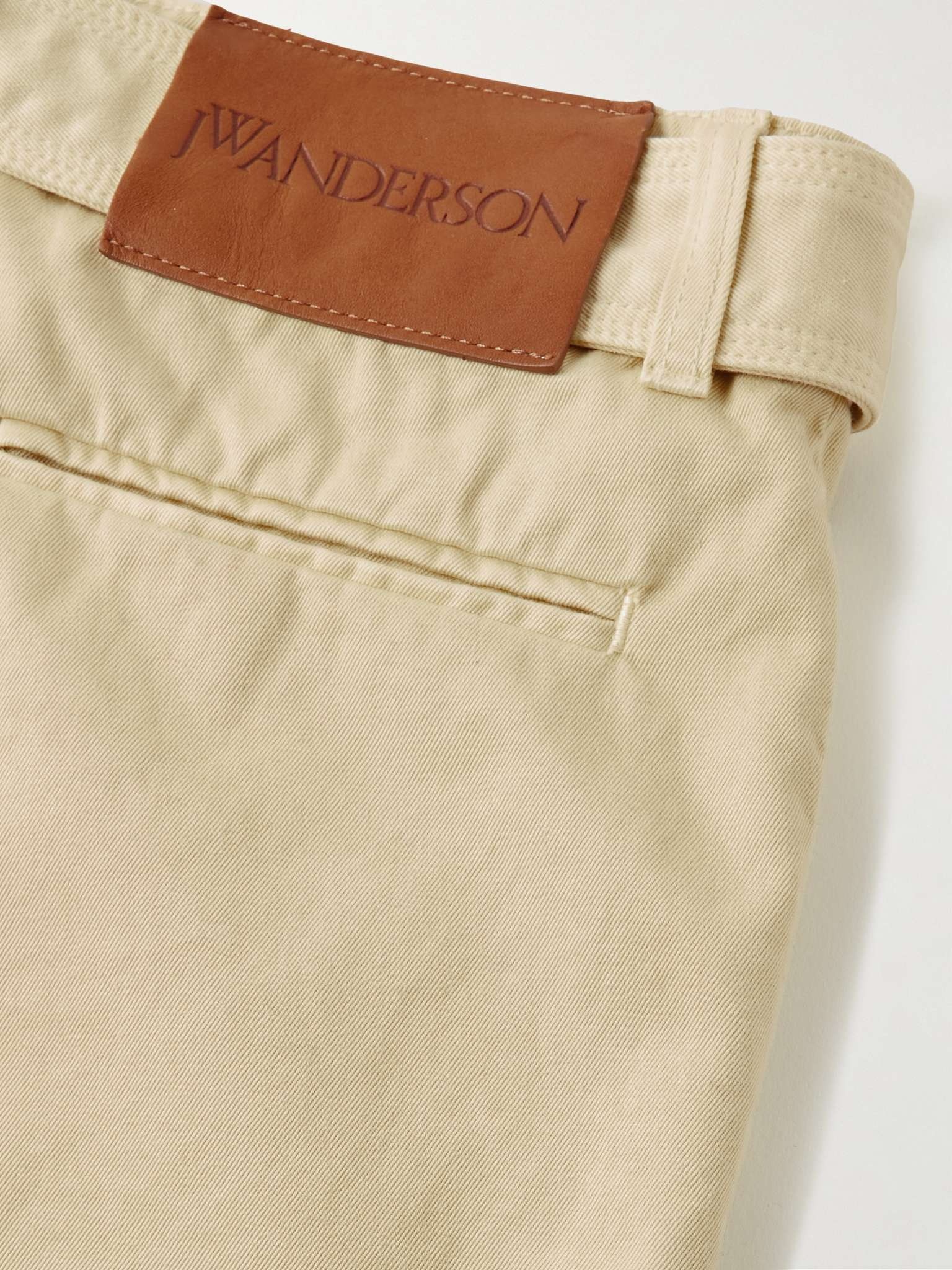 Straight-Leg Belted Printed Cotton-Twill Shorts - 5