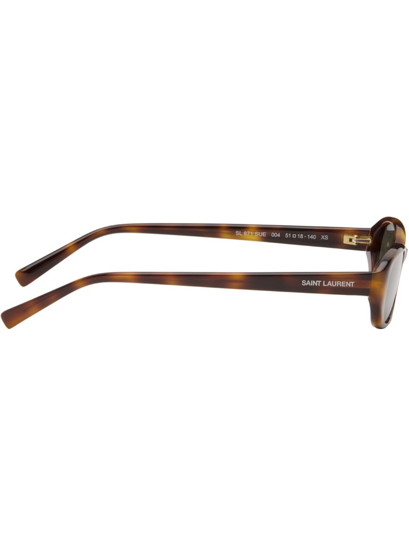 SAINT LAURENT Brown SL 871 Sue Sunglasses outlook
