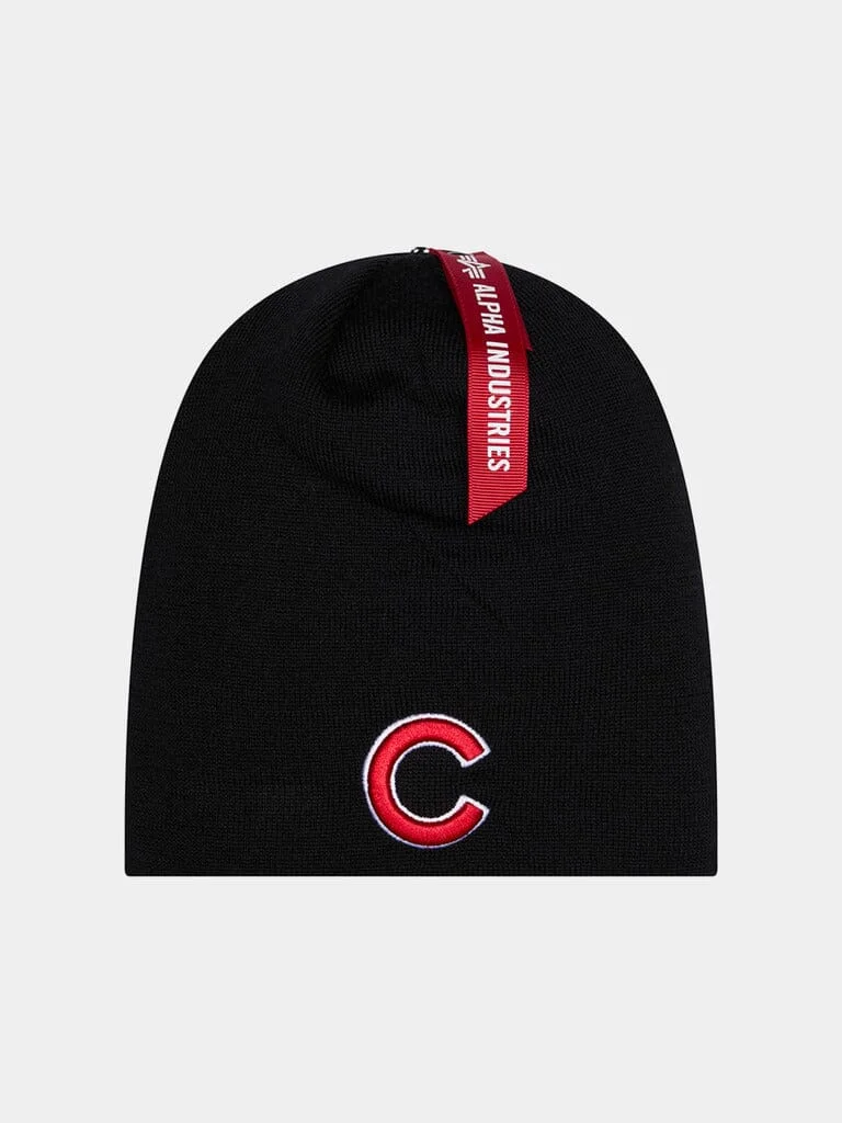 CHICAGO CUBS X ALPHA X NEW ERA KNIT BEANIE - 1