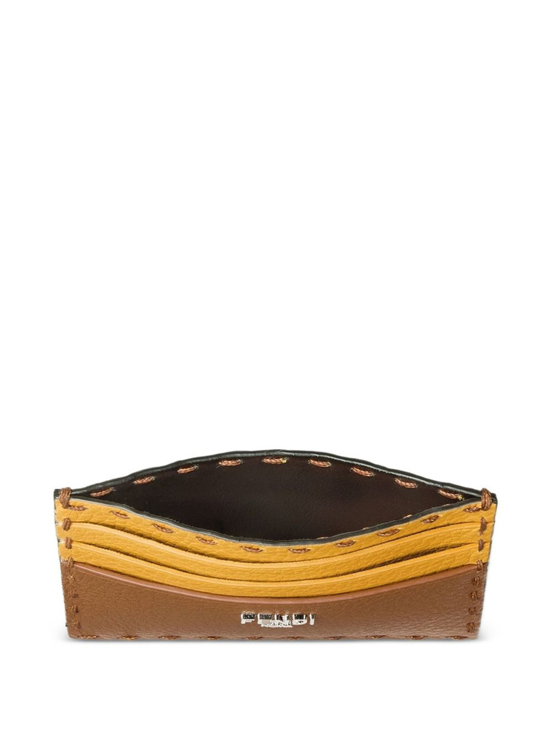 stitched bicolour cardholder 3