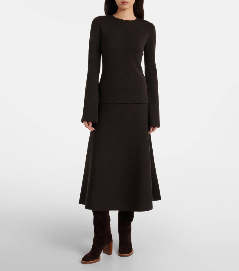 GABRIELA HEARST Wool, silk, and cashmere top outlook