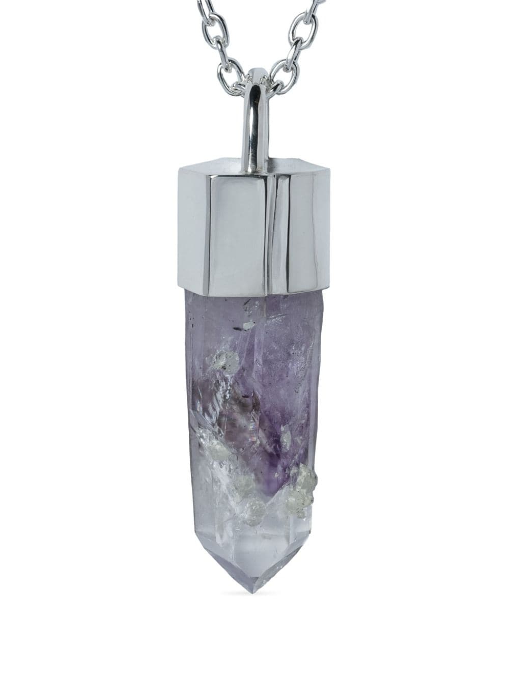 Parts of Four Talisman amethyst quartz necklace | REVERSIBLE