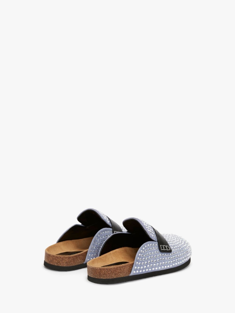 CRYSTAL LOAFER MULES - 3