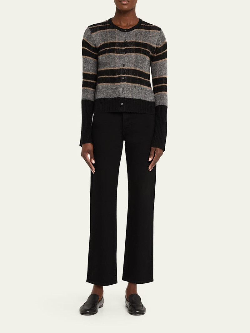 Cinq à Sept London High-Rise Straight Jeans outlook