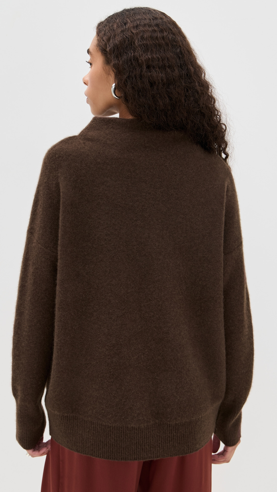 Boiled Funnel Neck Cashmere Pullover - 2