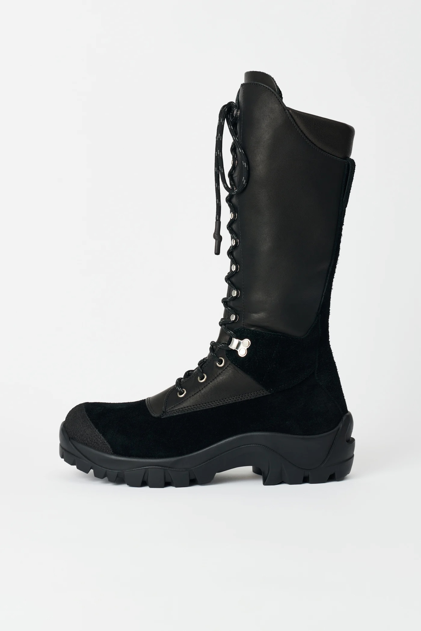 Tower Hiker Boot Black Leather - 1