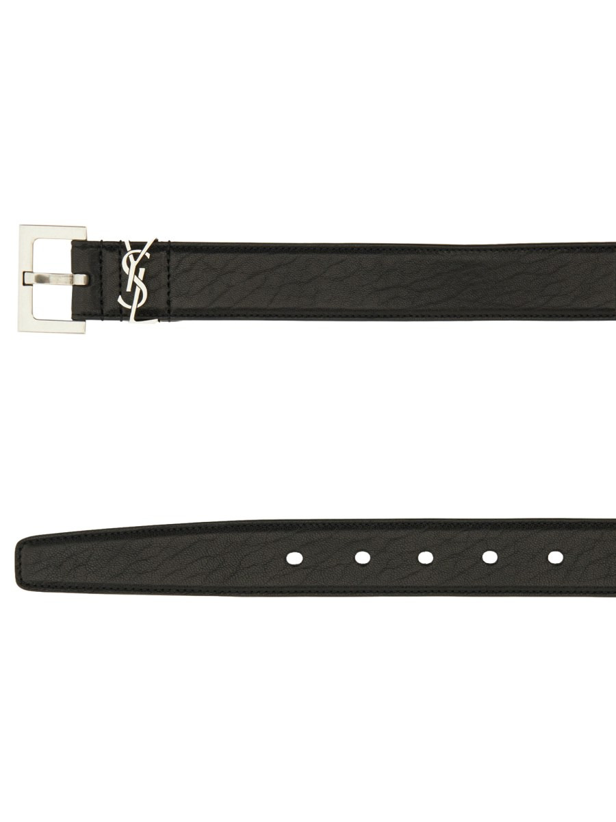 LEATHER "CASSANDRE" BELT - 2