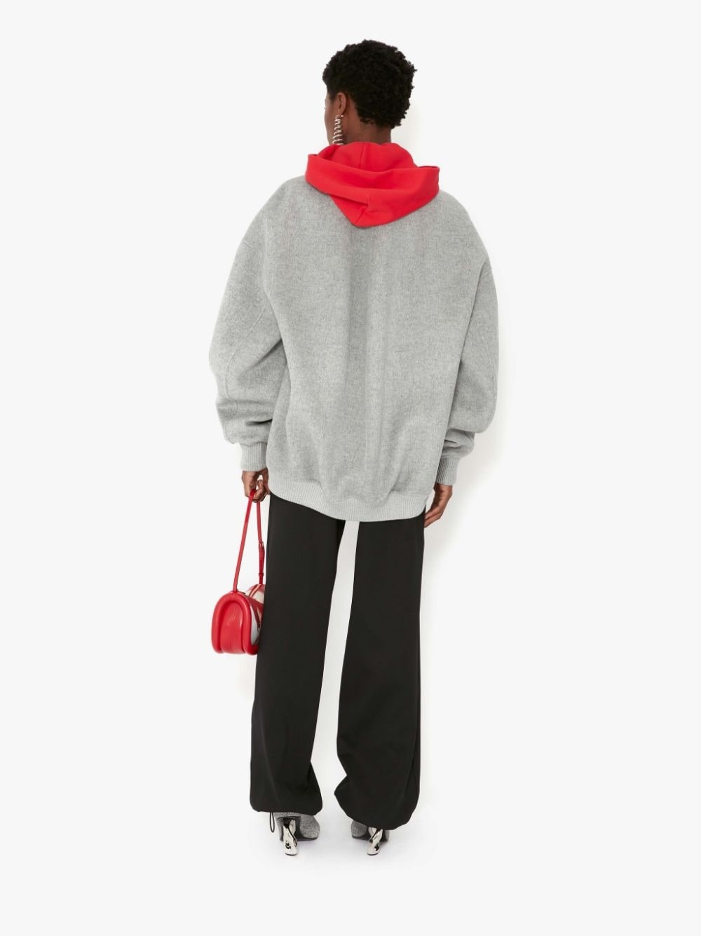 OVERSIZED WOOL BOMBER JACKET - 4