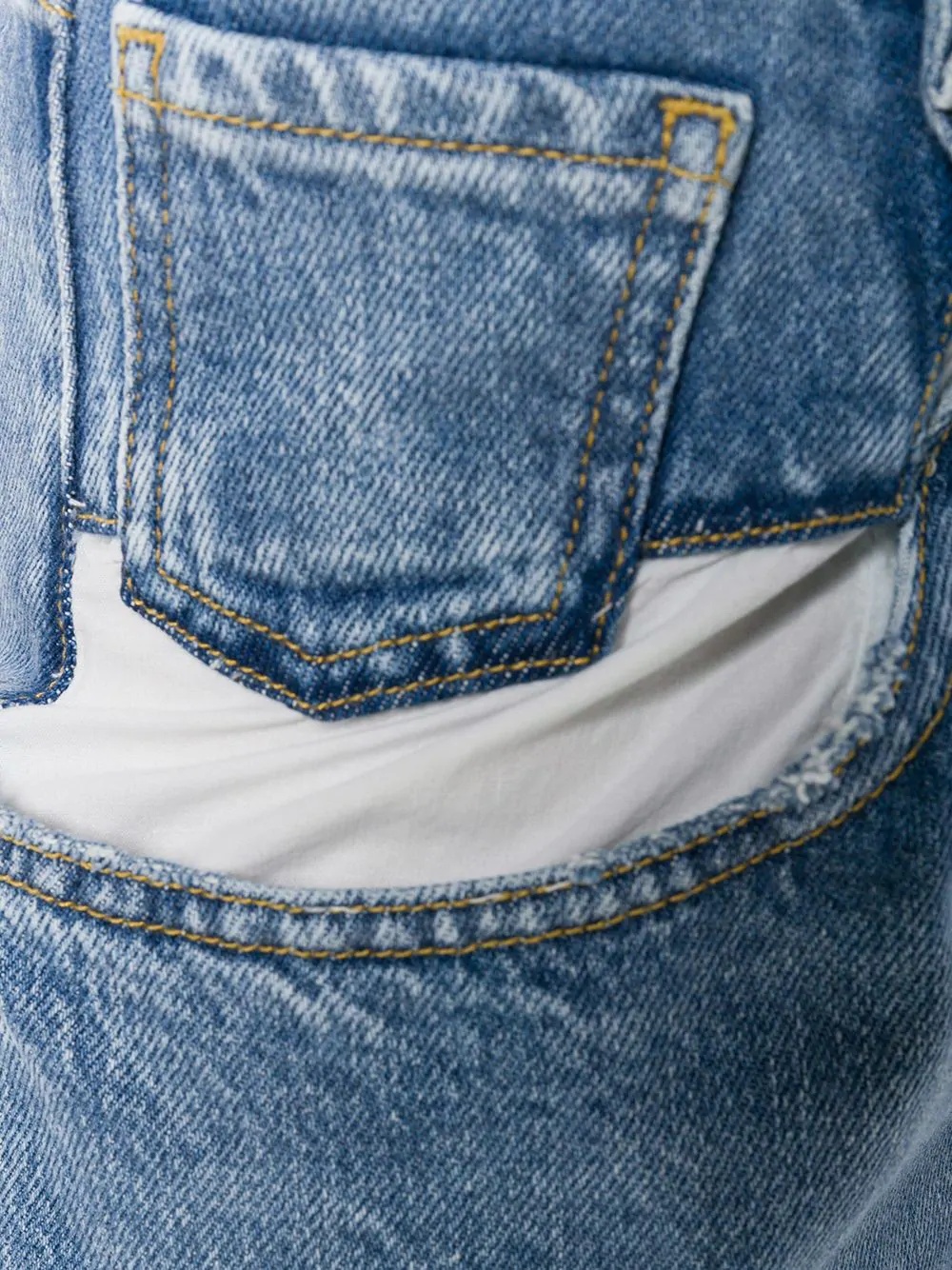 washed bootcut jeans - 5