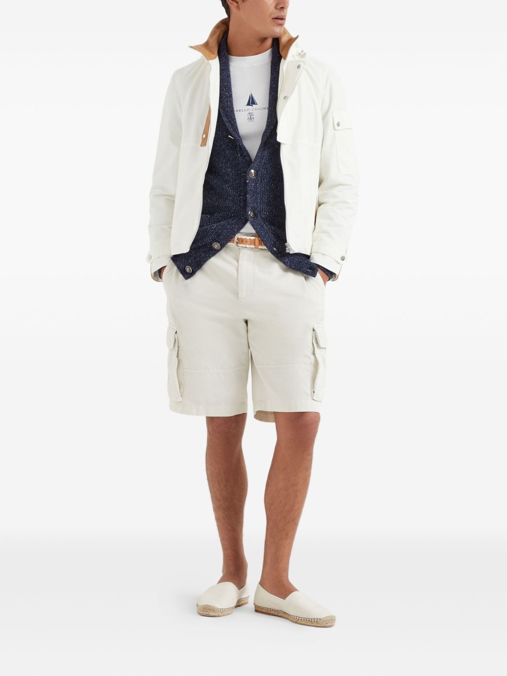 gabardine bermuda shorts - 2