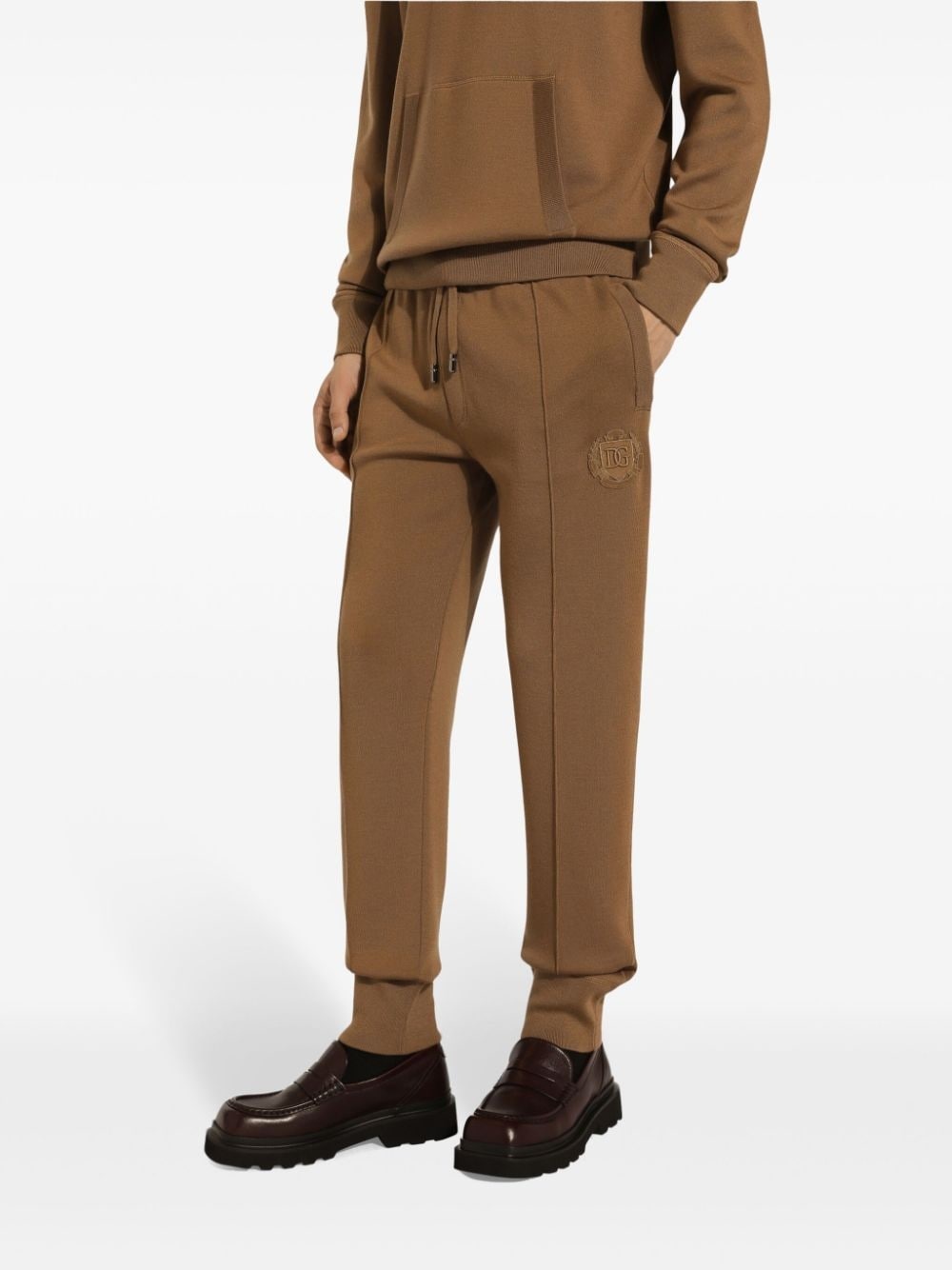 logo-embroidered track pants - 3