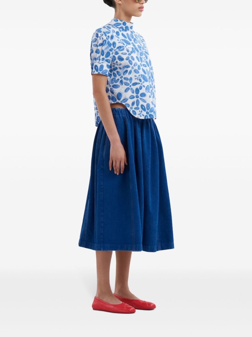 patterned short-sleeve shirt - 2