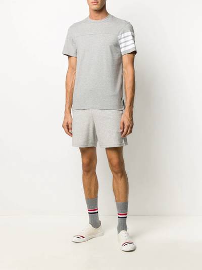 Thom Browne 4-Bar stripe short-sleeve T-shirt outlook