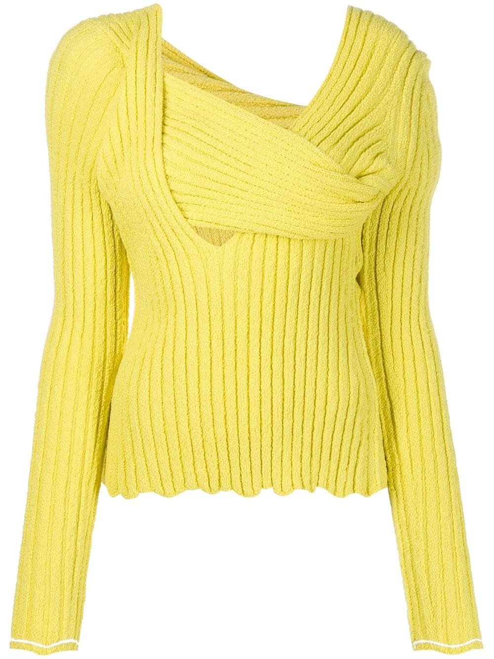 bouclé textured jumper - 1