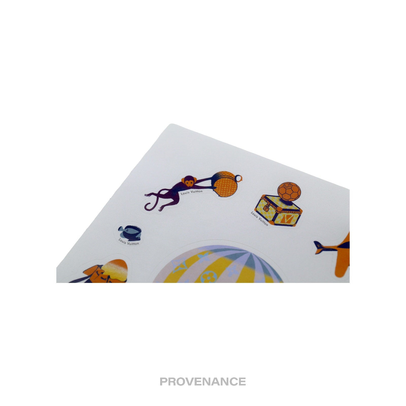 Louis Vuitton Sticker Set - Air Travel Trunk Balloon - 3