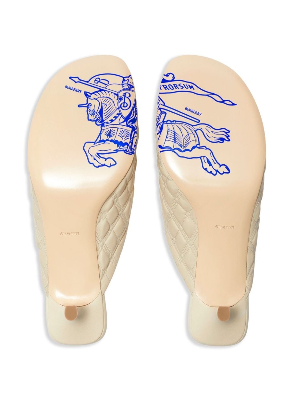 embroidered quilted mules - 5