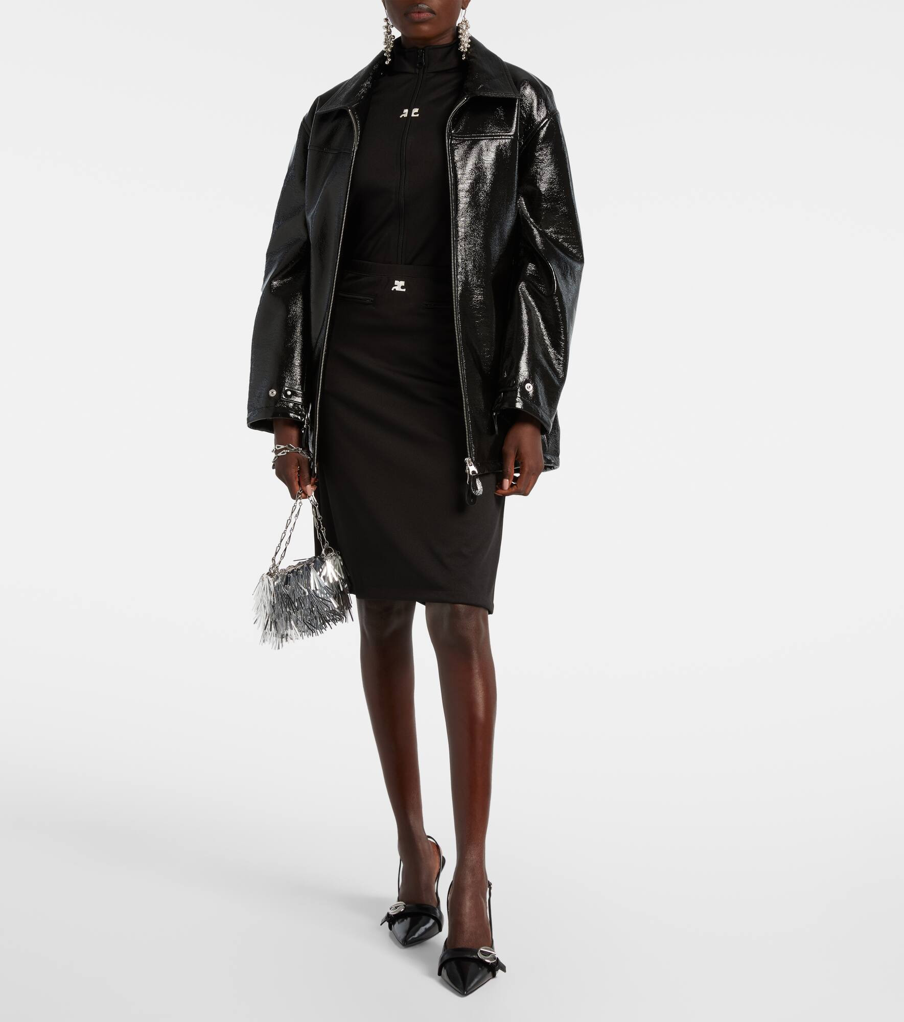 Coated cotton-blend jacket - 2