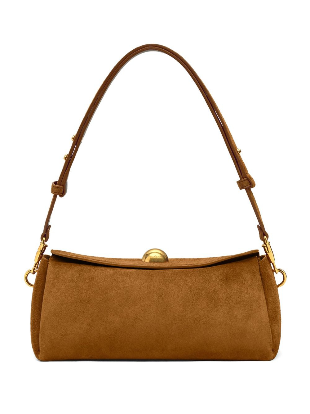 suede shoulder bag - 1